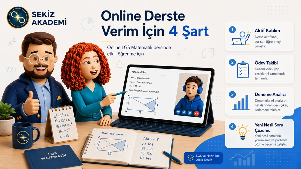 Online LGS Matematik Dersi İşe Yarar mı? Online Özel Ders Matematik Rehberi
