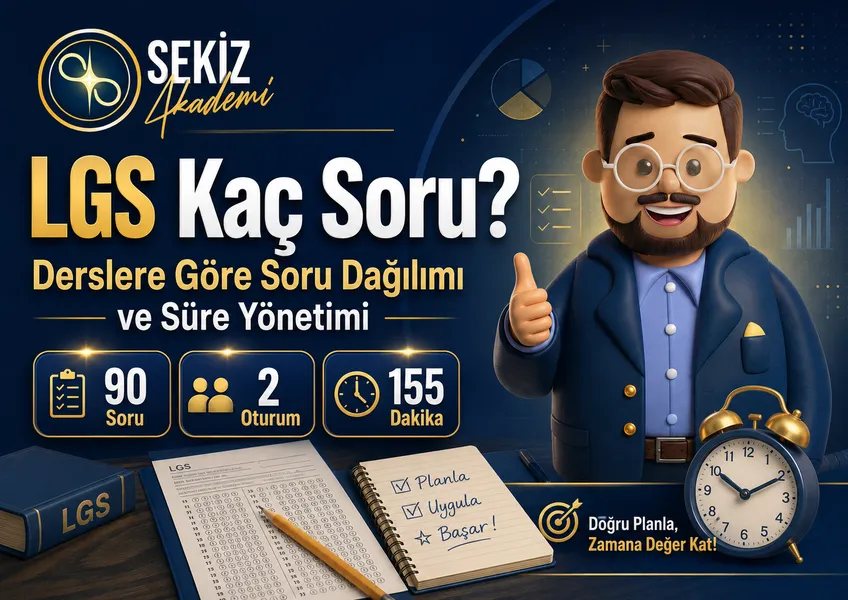 LGS Kaç Soru? Derslere Göre Soru Dağılımı ve Süre Yönetimi