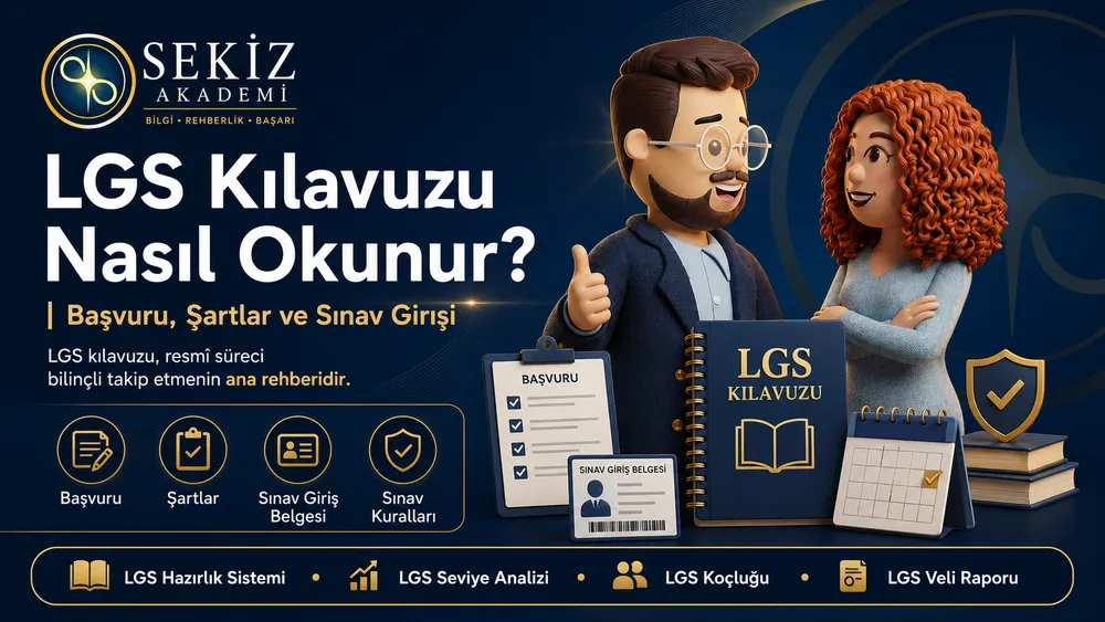 LGS Kılavuzu Nasıl Okunur? Başvuru, Şartlar ve Sınav Girişi