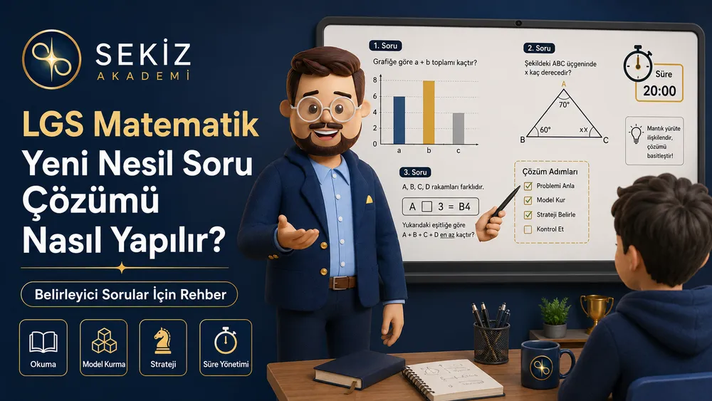 LGS Matematik Yeni Nesil Soru Çözümü Nasıl Yapılır? Belirleyici Sorular İçin  Rehber